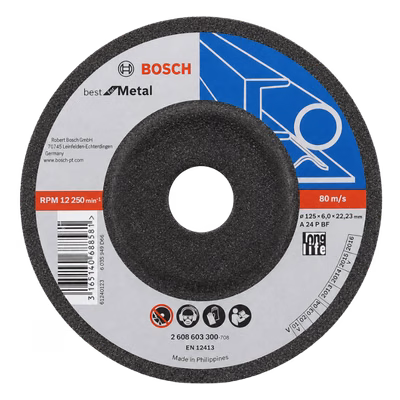 Grinding discs for angle grinders