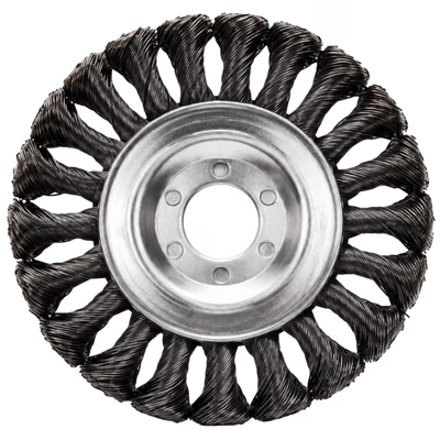 Wire wheels for angle grinders