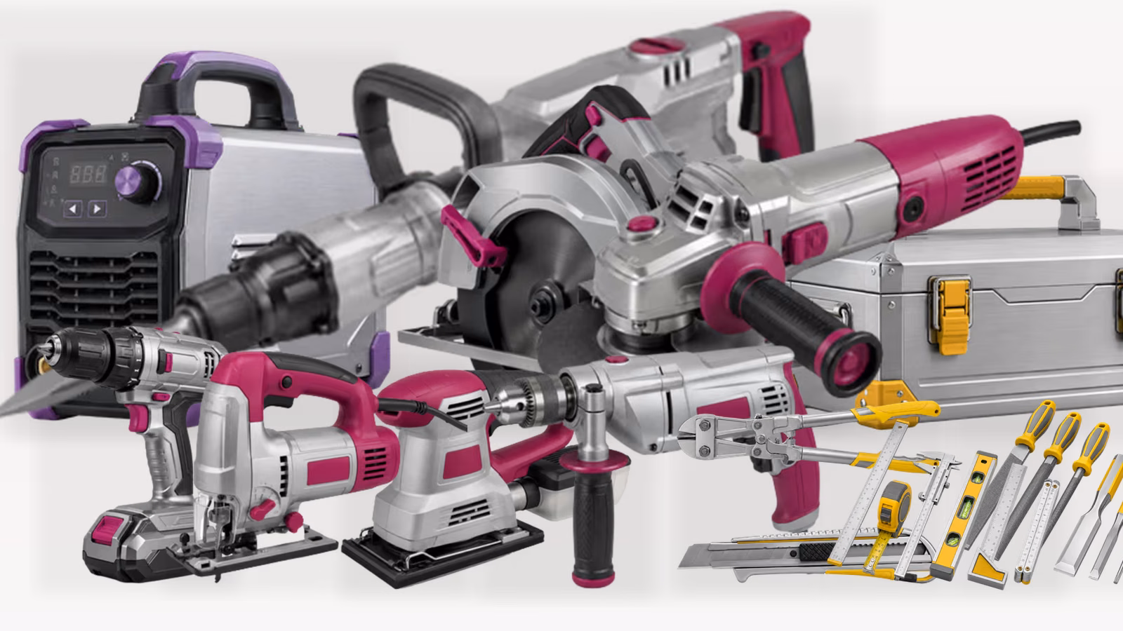Polymak power tools, welding equipment and hand tools product lineup
